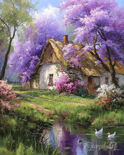 Carica l'immagine nel visualizzatore di Gallery, Diamond Painting - Cottage Jacaranda
