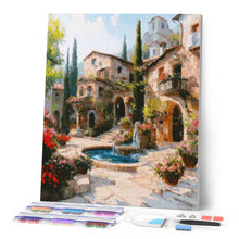 Carica l'immagine nel visualizzatore di Gallery, Diamond Painting - Villa Mediterranea