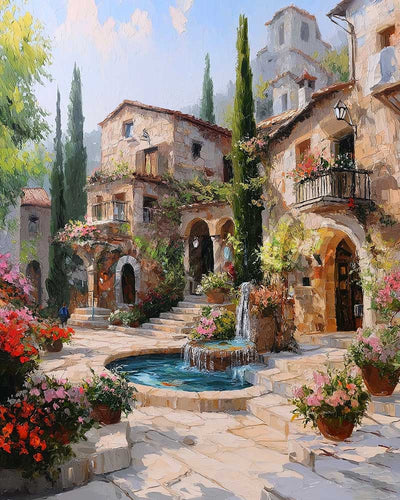 Diamond Painting - Villa Mediterranea