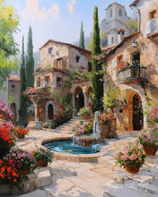 Carica l'immagine nel visualizzatore di Gallery, Diamond Painting - Villa Mediterranea
