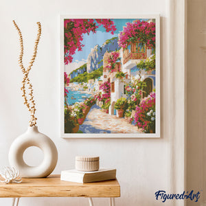 Diamond Painting - Viale Fiorito a Capri