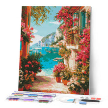 Carica l'immagine nel visualizzatore di Gallery, Diamond Painting - Vista sulla Riviera Italiana