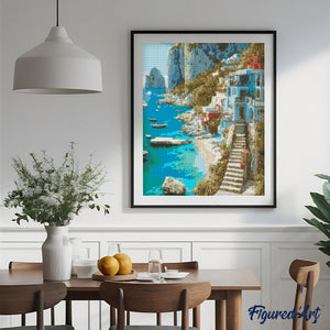 Diamond Painting - Paradiso sulla Scogliera