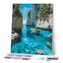 Carica l'immagine nel visualizzatore di Gallery, Diamond Painting - Cala Blu Tranquilla