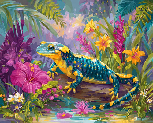 Diamond Painting - Salamandra Allegra