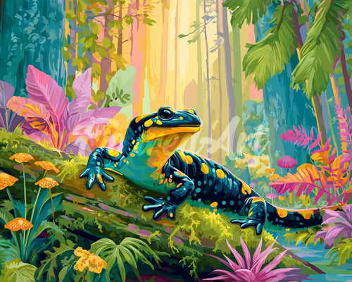 Diamond Painting - Salamandra del Bosco