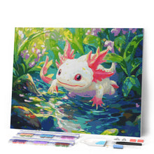 Carica l'immagine nel visualizzatore di Gallery, Diamond Painting - Axolotl Nuotatore