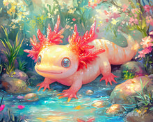 Carica l'immagine nel visualizzatore di Gallery, Diamond Painting - Axolotl al Sole