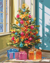 Carica l'immagine nel visualizzatore di Gallery, Diamond Painting - Albero di Natale Luminoso 40x50cm tela già incorniciata