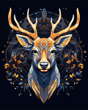 Carica l&#39;immagine nel visualizzatore di Gallery, Diamond Painting - Renna Maestosa 40x50cm tela già incorniciata