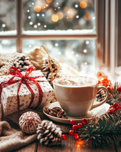 Carica l&#39;immagine nel visualizzatore di Gallery, Diamond Painting - Cappuccino al sapor di Natale