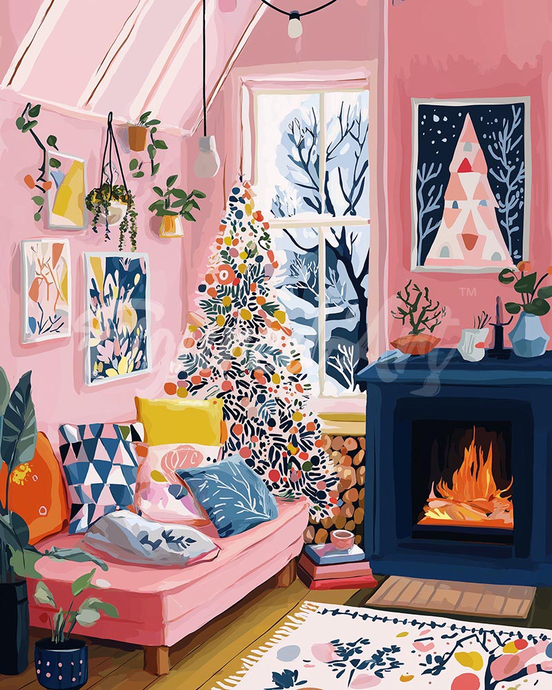 Diamond Painting - Angolo Artistico Festivo