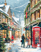 Carica l&#39;immagine nel visualizzatore di Gallery, Diamond Painting - Strada Festiva Britannica