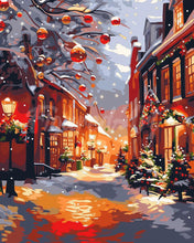 Carica l&#39;immagine nel visualizzatore di Gallery, Diamond Painting - La Golden Hour a Natale