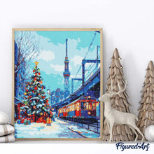 Carica l'immagine nel visualizzatore di Gallery, Diamond Painting - Natale a Tokyo