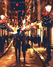 Carica l&#39;immagine nel visualizzatore di Gallery, Diamond Painting - Notte di Natale Romantica