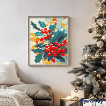 Carica l'immagine nel visualizzatore di Gallery, Diamond Painting - Agrifoglio Innevato