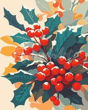 Carica l&#39;immagine nel visualizzatore di Gallery, Diamond Painting - Agrifoglio Innevato