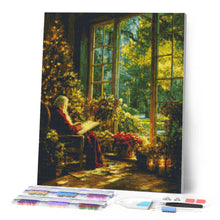 Carica l'immagine nel visualizzatore di Gallery, Diamond Painting - Momento di Quiete di Babbo Natale