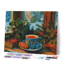 Carica l'immagine nel visualizzatore di Gallery, Diamond Painting - Tè del Pomeriggio Invernale