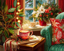 Carica l&#39;immagine nel visualizzatore di Gallery, Diamond Painting - Angolo Caffè Festivo