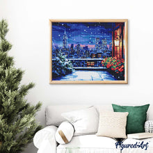 Carica l&#39;immagine nel visualizzatore di Gallery, Diamond Painting - Balcone Invernale