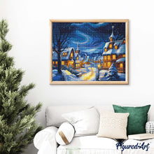 Carica l'immagine nel visualizzatore di Gallery, Diamond Painting - Villaggio di Natale Stellato
