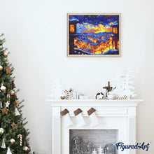 Carica l'immagine nel visualizzatore di Gallery, Diamond Painting - Notte Invernale Luminosa