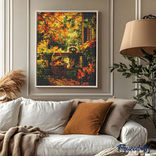 Carica l'immagine nel visualizzatore di Gallery, Diamond Painting - Dolce procione in autunno