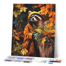 Carica l'immagine nel visualizzatore di Gallery, Diamond Painting - Procione con l'impermeabile