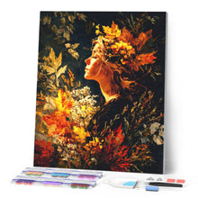 Carica l'immagine nel visualizzatore di Gallery, Diamond Painting - Dama del fogliame dorato