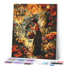 Carica l'immagine nel visualizzatore di Gallery, Diamond Painting - Fata del giardino autunnale