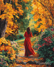 Carica l'immagine nel visualizzatore di Gallery, Diamond Painting - Dama in rosso