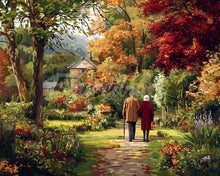 Carica l&#39;immagine nel visualizzatore di Gallery, Diamond Painting - Amore eterno in autunno