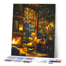 Carica l'immagine nel visualizzatore di Gallery, Diamond Painting - Sera autunnale accogliente
