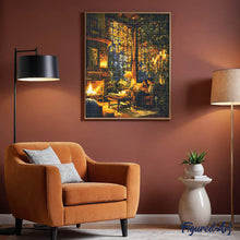 Carica l&#39;immagine nel visualizzatore di Gallery, Diamond Painting - Sera autunnale accogliente