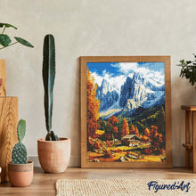 Carica l&#39;immagine nel visualizzatore di Gallery, Diamond Painting - Autunno nelle Dolomiti