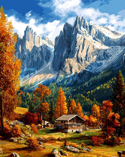 Diamond Painting - Autunno nelle Dolomiti