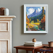 Carica l&#39;immagine nel visualizzatore di Gallery, Diamond Painting - Ruscello alpino in autunno