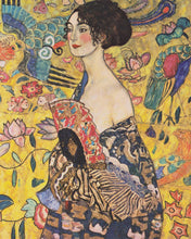 Carica l'immagine nel visualizzatore di Gallery, Diamond Painting - Dama con ventaglio - Klimt