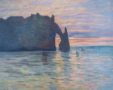 Carica l'immagine nel visualizzatore di Gallery, Diamond Painting - Scogliera a Étretat al tramonto - Monet