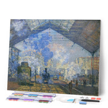 Carica l'immagine nel visualizzatore di Gallery, Diamond Painting - La stazione di Saint-Lazare - Monet
