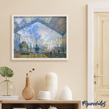 Carica l'immagine nel visualizzatore di Gallery, Diamond Painting - La stazione di Saint-Lazare - Monet