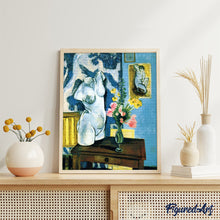 Carica l'immagine nel visualizzatore di Gallery, Diamond Painting - Torso in gesso con mazzo di fiori - Matisse