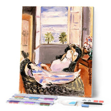 Carica l'immagine nel visualizzatore di Gallery, Diamond Painting - Interno con due figure, finestra aperta - Matisse