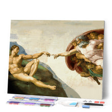 Carica l'immagine nel visualizzatore di Gallery, Diamond Painting - La Creazione di Adamo - Michelangelo