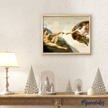 Carica l'immagine nel visualizzatore di Gallery, Diamond Painting - La Creazione di Adamo - Michelangelo