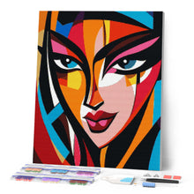 Carica l'immagine nel visualizzatore di Gallery, Diamond Painting - Volto Astratto Colorato