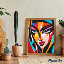 Carica l'immagine nel visualizzatore di Gallery, Diamond Painting - Volto Astratto Colorato
