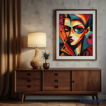 Carica l'immagine nel visualizzatore di Gallery, Diamond Painting - Ritratto Astratto Colorato